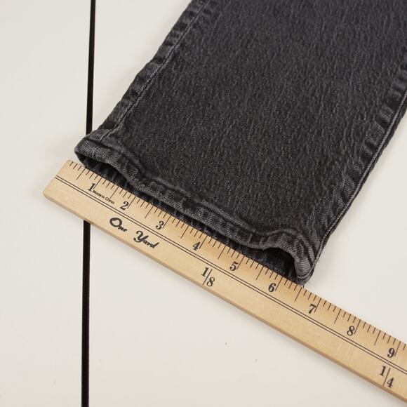 Madewell Mid Rise Perfect Vintage Straight Rosella Wash Black Jeans 26 Petite - Picture 8 of 12